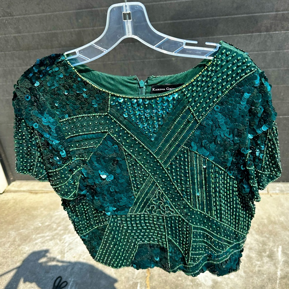 Karina Grimaldi sequin Cocktail top